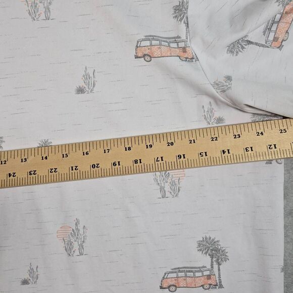 Travis Mathew Polo Shirt Men’s Size 2xl White VW Bus Summer Desert - Picture 7 of 11